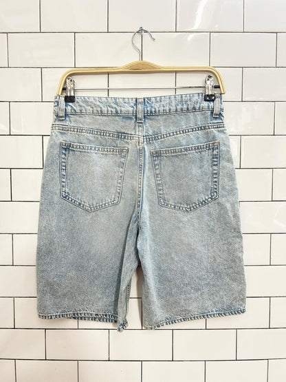 h&m baggy long denim shorts - good market thrift store