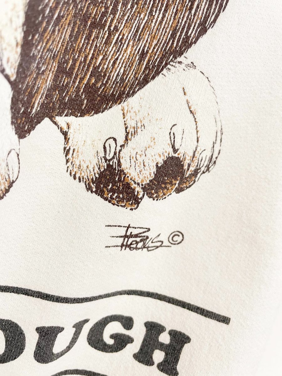 vintage 90s basset hound graphic sweatshirt | penmans - good market thrift store