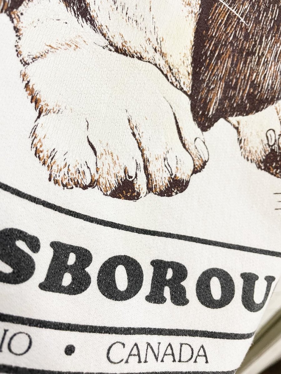 vintage 90s basset hound graphic sweatshirt | penmans - good market thrift store