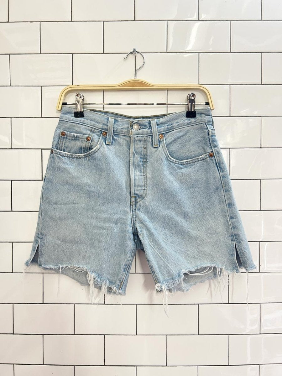 levi's 501 original cut off denim shorts - good market thrift store