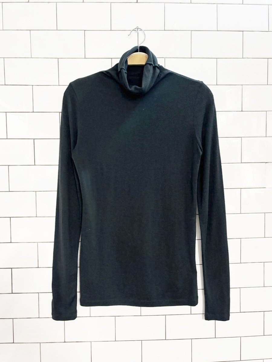 club monaco wool - cashmere blend light turtleneck - good market thrift store