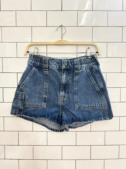 UO bdg denim utility shorts - good market thrift store