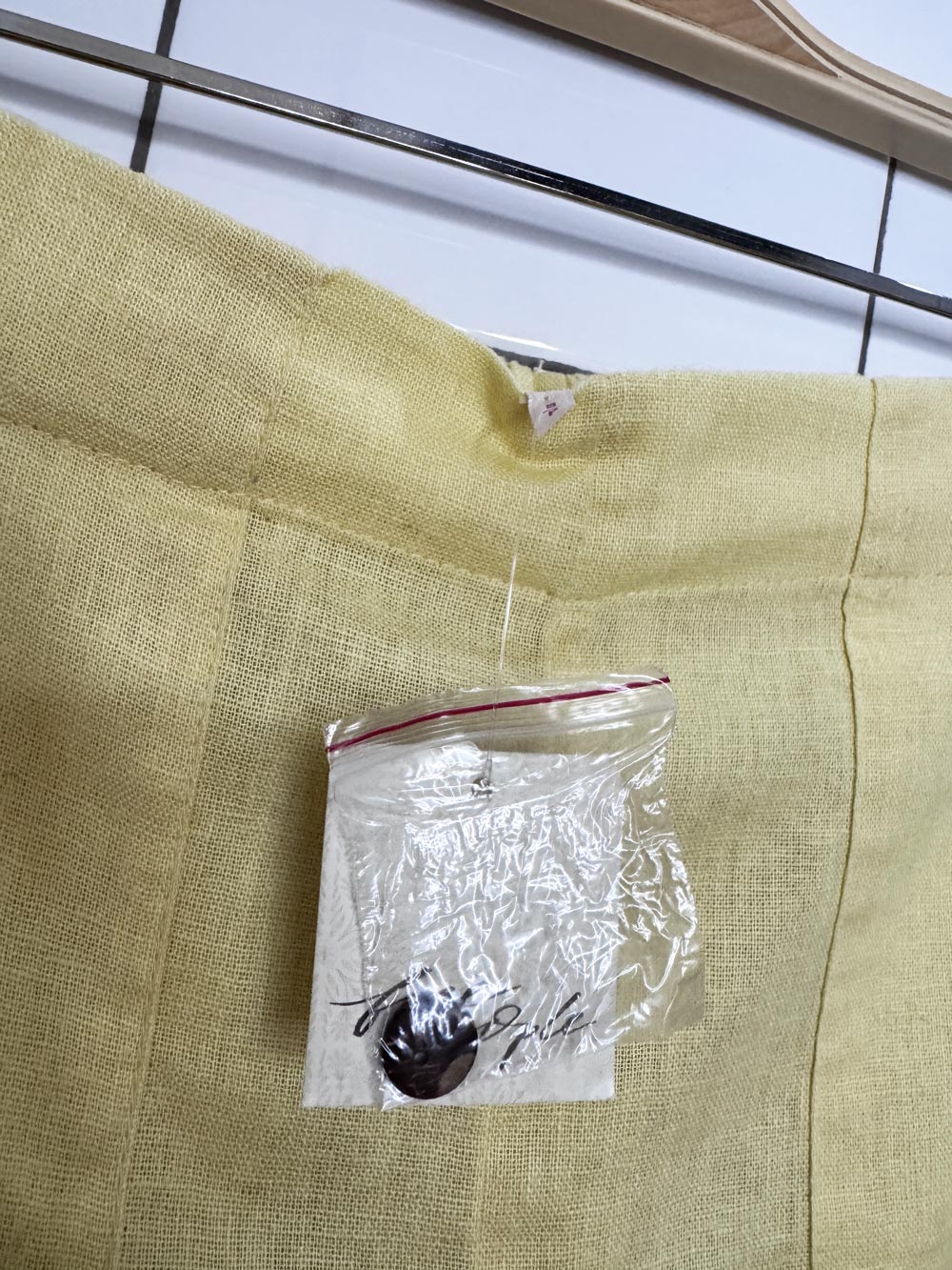 nwt free people linen-blend high rise trouser shorts