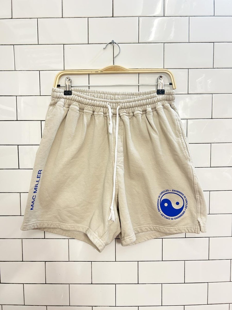 UO mac miller swimming in circles sweat shorts - good market thrift store
