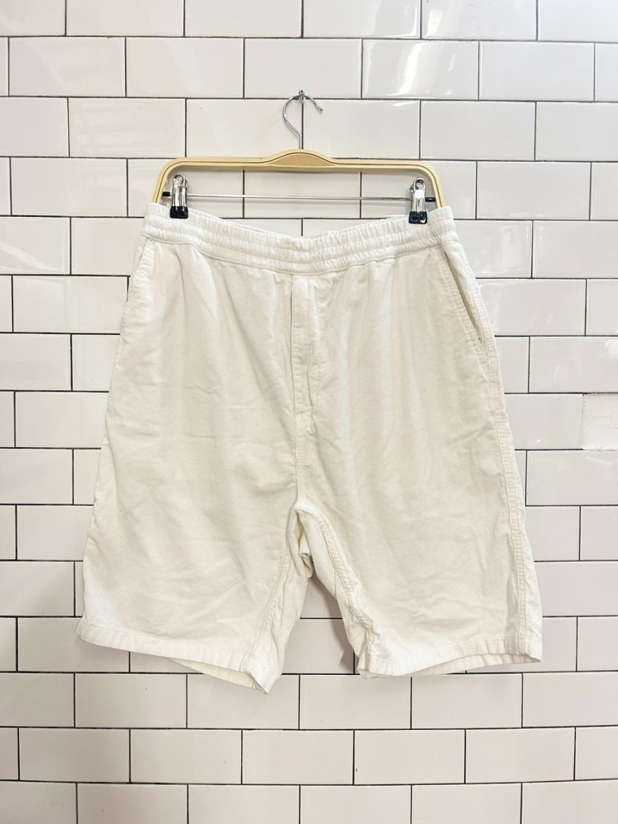 carhartt WIP flint short corduroy utility shorts - good market thrift store