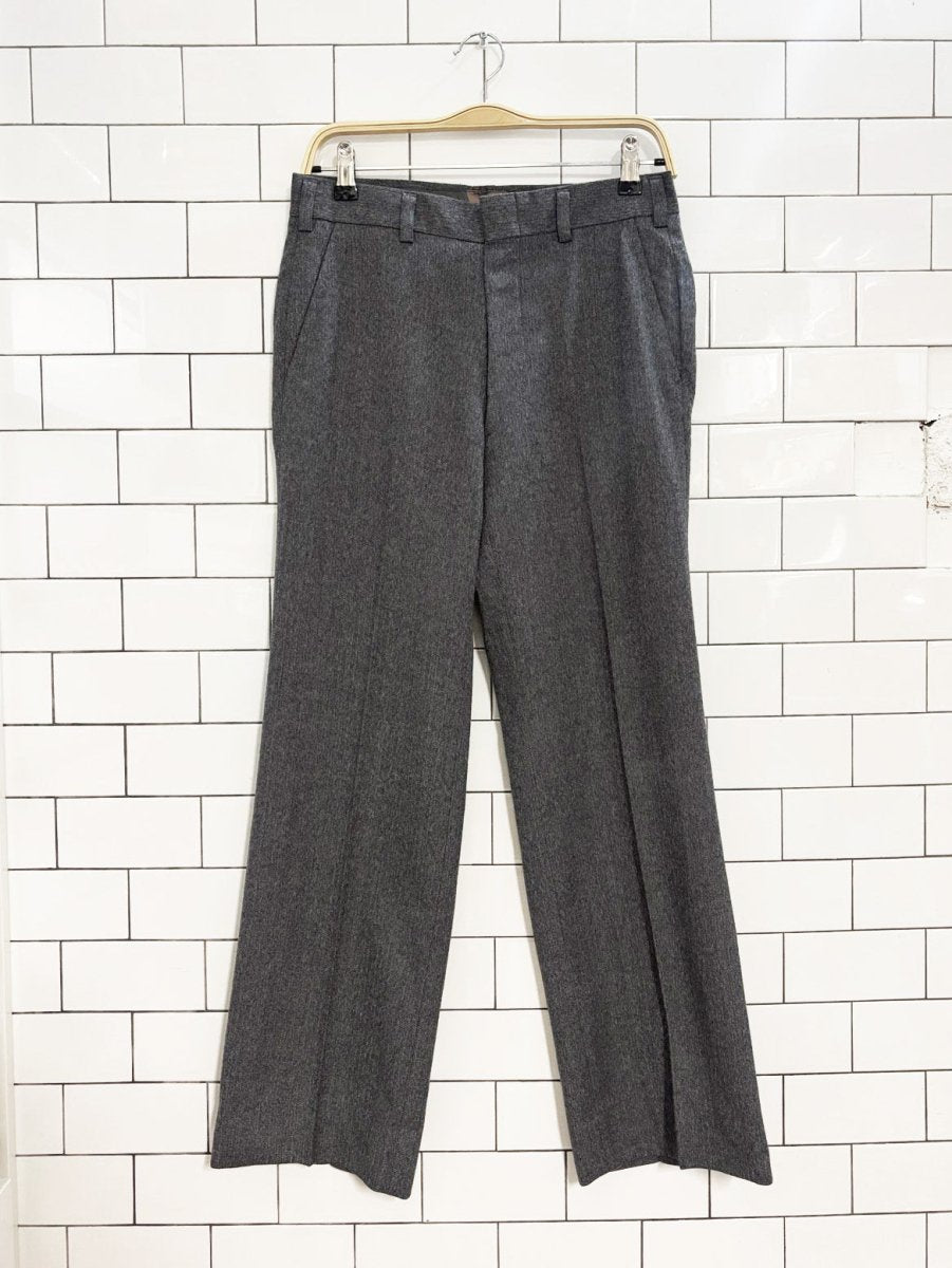 vintage 80s cocaktoo 100% wool trousers - good market thrift store