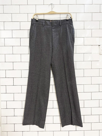 vintage 80s cocaktoo 100% wool trousers - good market thrift store