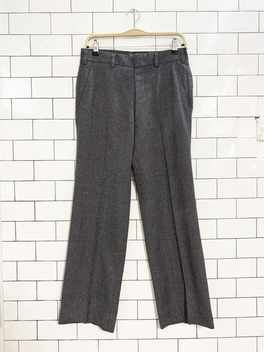 vintage 80s cocaktoo 100% wool trousers - good market thrift store