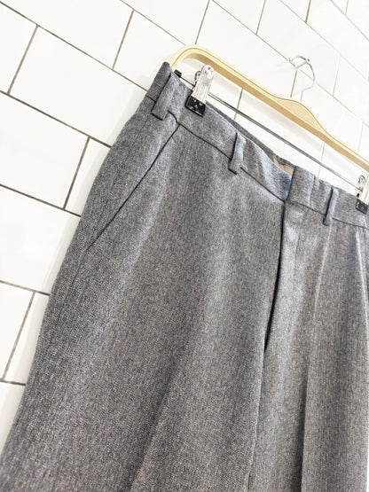 vintage 80s cocaktoo 100% wool trousers - good market thrift store