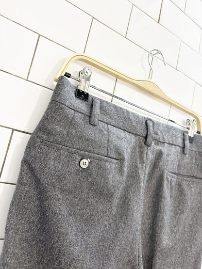 vintage 80s cocaktoo 100% wool trousers - good market thrift store