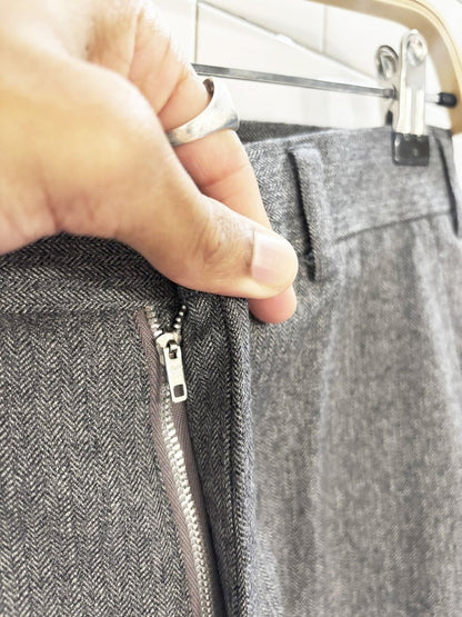 vintage 80s cocaktoo 100% wool trousers - good market thrift store