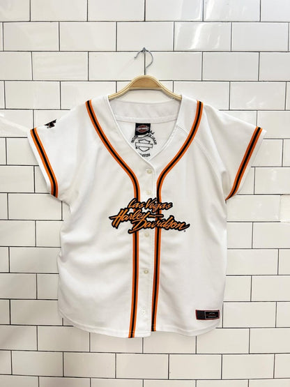 harley davidson las vegas baseball jersey - good market thrift store