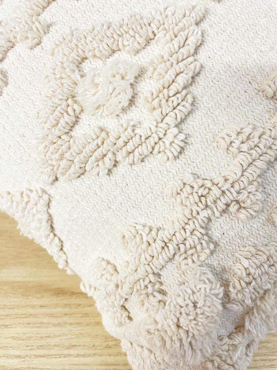 x2 tufted boho lumbar throw pillows - good market thrift store