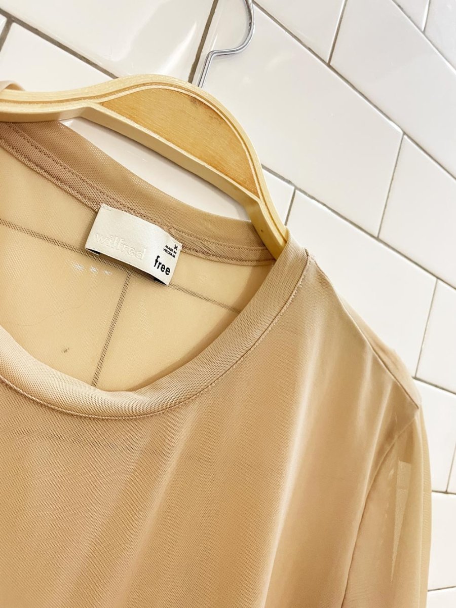 wilfred free jamilla mesh tee - good market thrift store