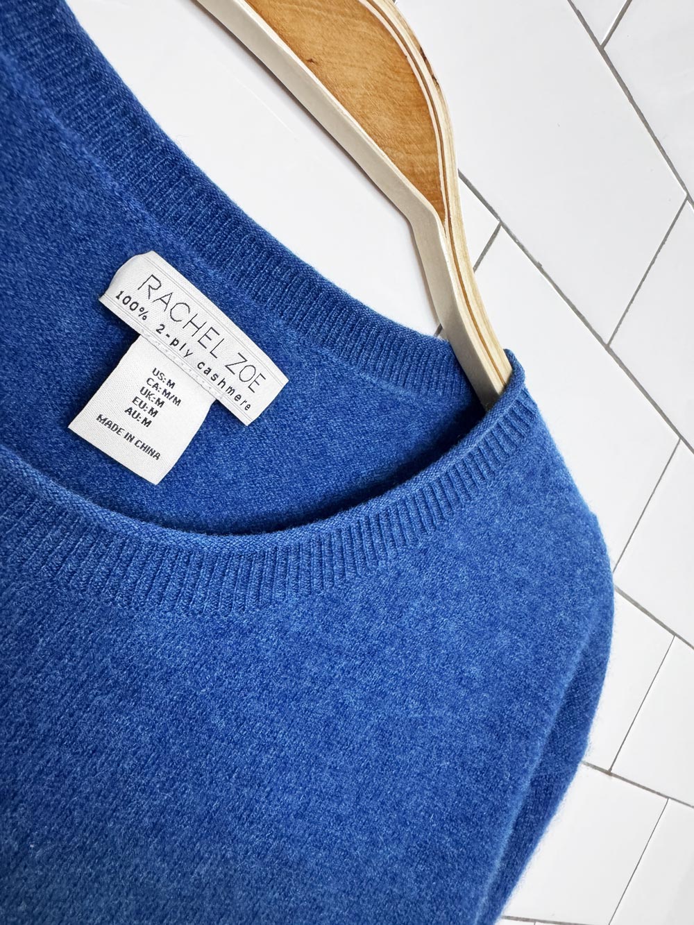 rachel zoe 100% cashmere boxy light knit sweater
