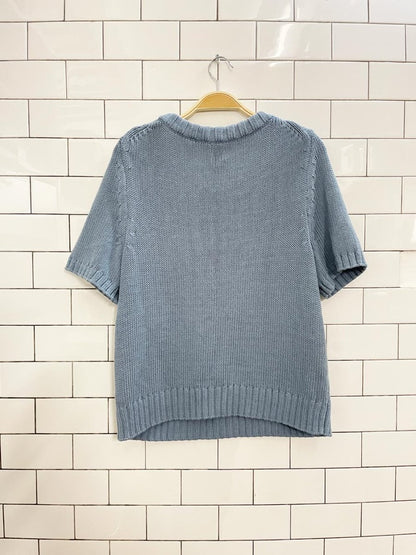 gap linen - blend knit top - good market thrift store