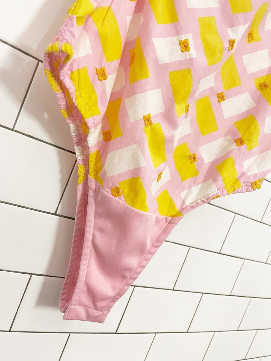 zara puff sleeve bustier poplin bodysuit - good market thrift store