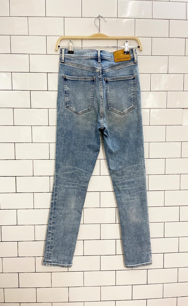 denim forum the lola high rise skinny crop jeans - good market thrift store
