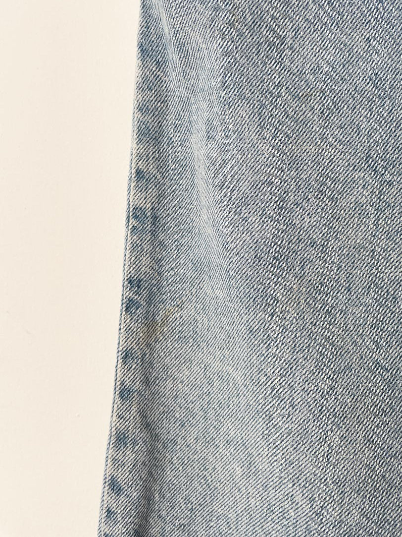 vintage 90s levi's 550 orange tab relaxed fit long denim shorts