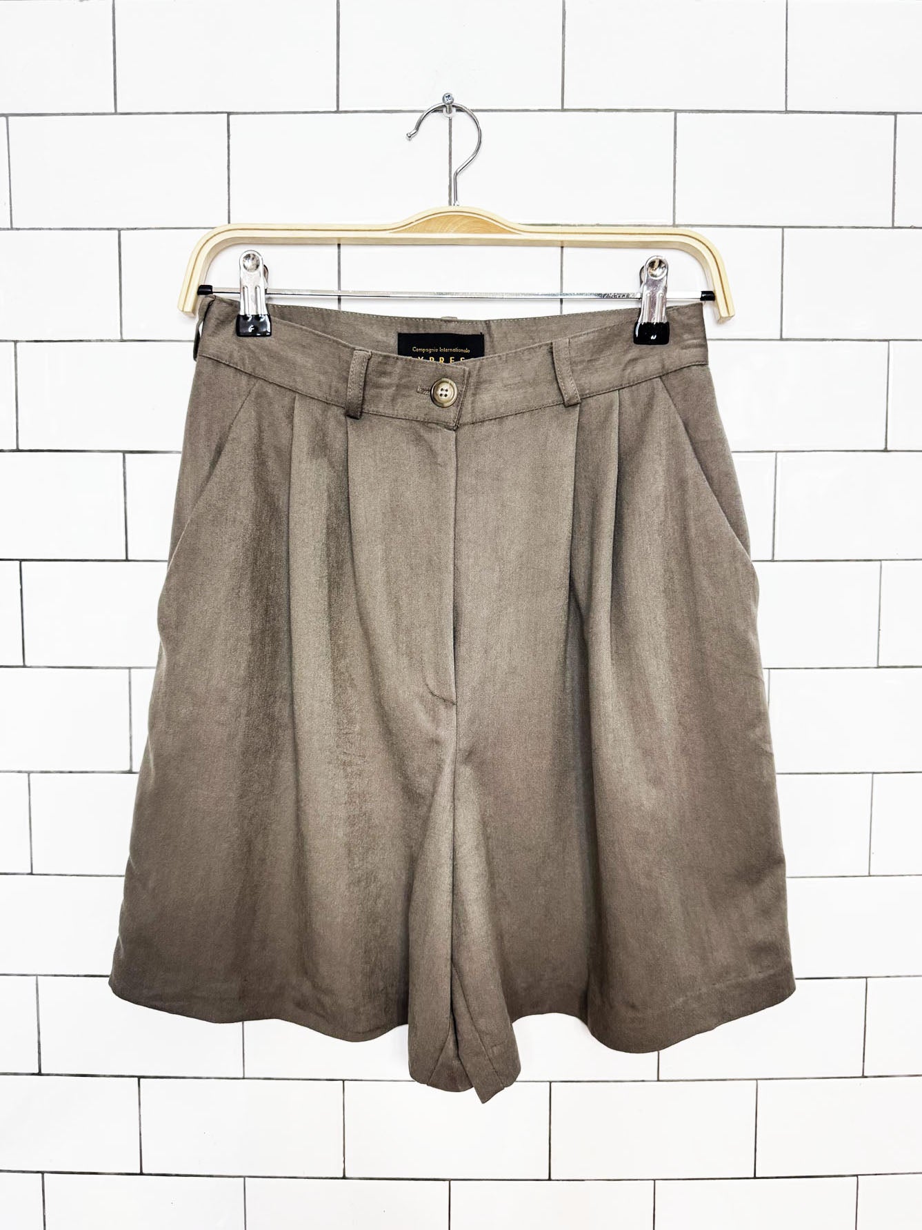 vintage compagnie international express pleated trouser shorts | made in USA