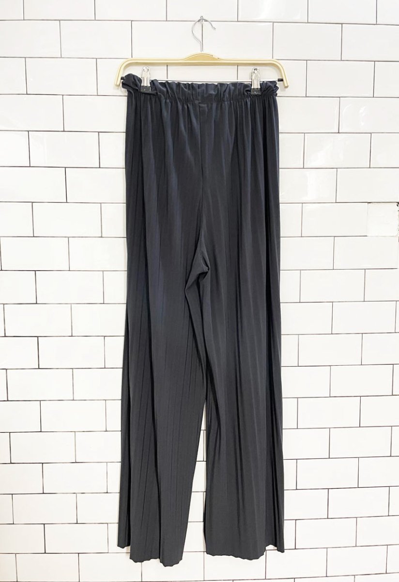 refka accordion pleated wide leg lounge pants - good market thrift store