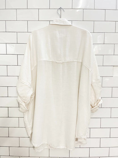 american eagle oversized textured shirt - good market thrift store