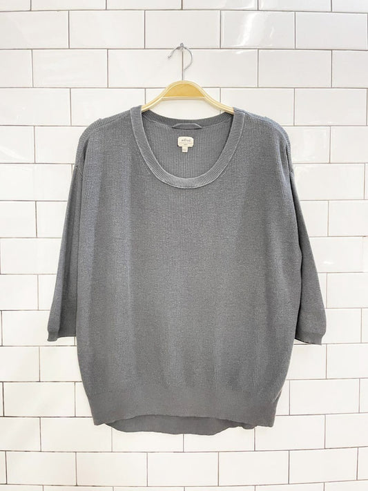 wilfred balzac light knit top with silk + cashmere | artizia - good market thrift store