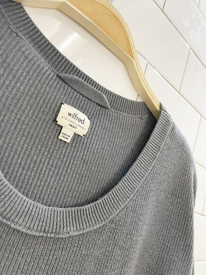 wilfred balzac light knit top with silk + cashmere | artizia - good market thrift store