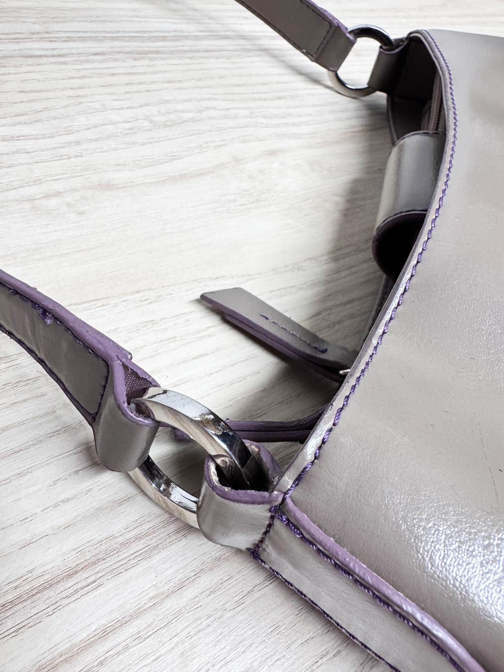 y2k liz claiborne faux leather mini shoulder bag