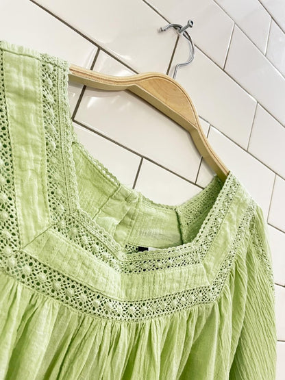 liv los angeles boho balloon sleeve blouse - good market thrift store