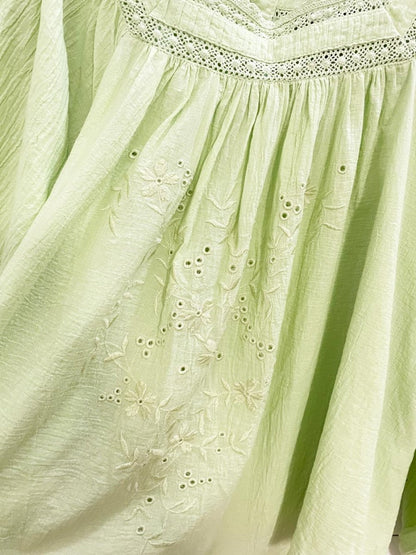 liv los angeles boho balloon sleeve blouse - good market thrift store