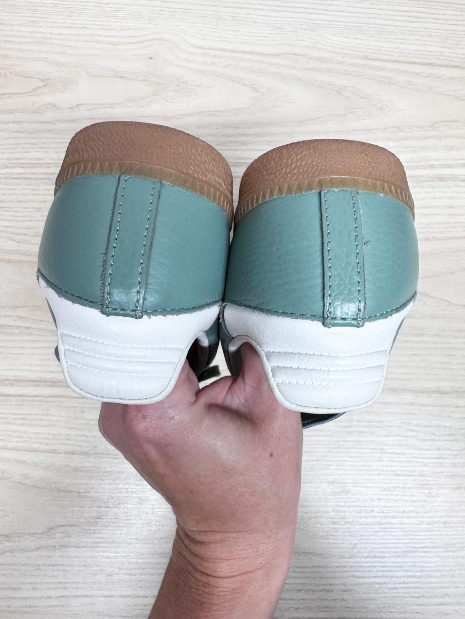 adidas samba OG sage green leather sneaker