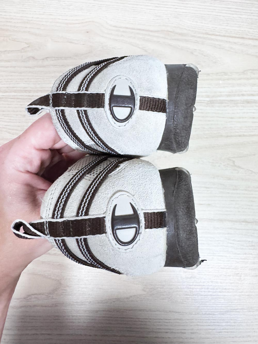 y2k champion suede strappy ballet sneaker flats