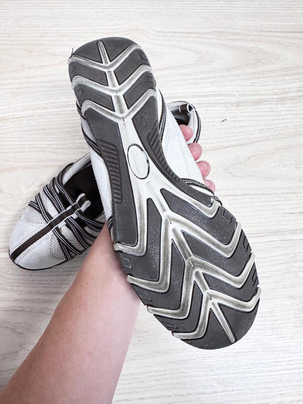y2k champion suede strappy ballet sneaker flats