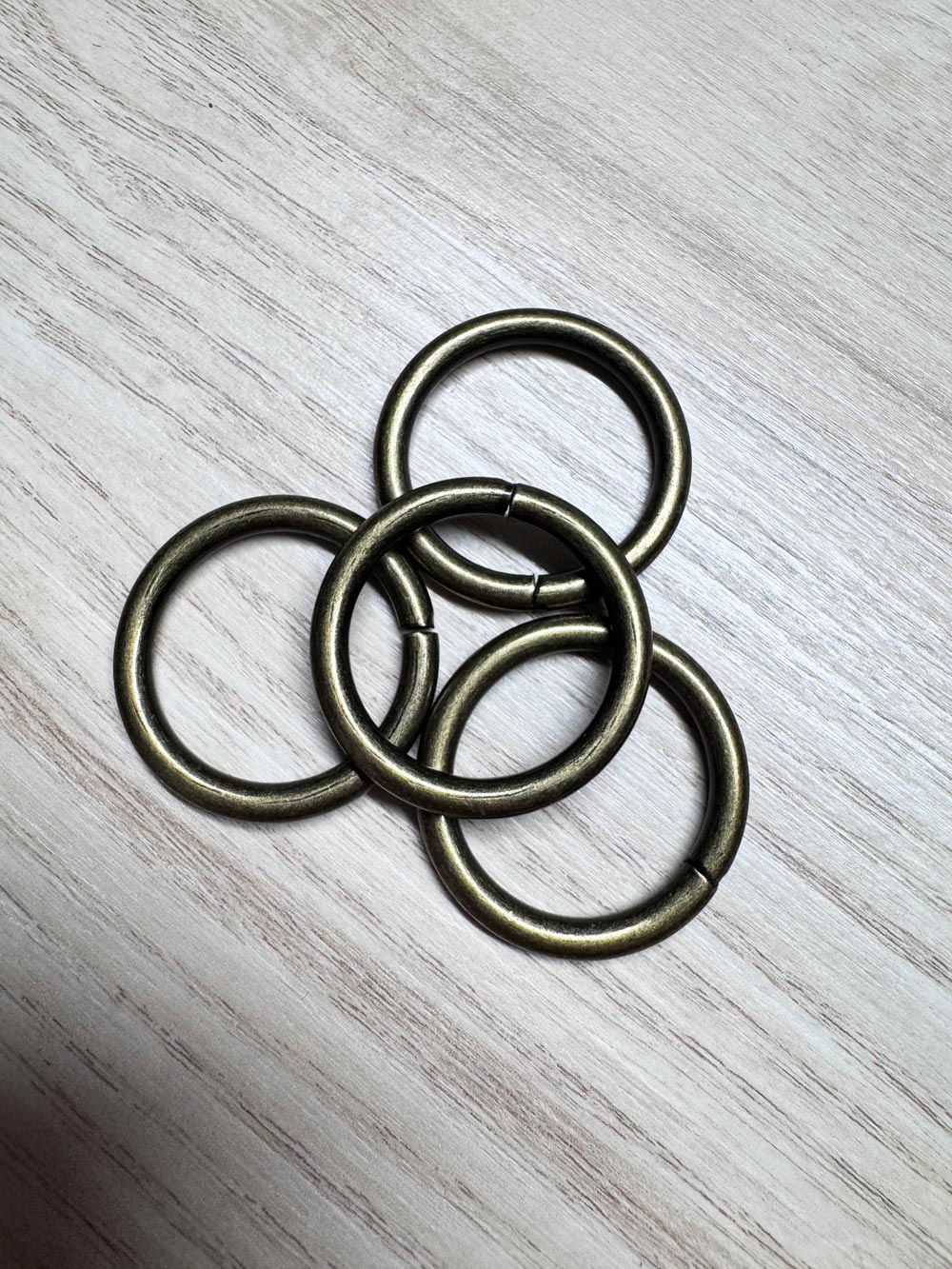 metal O ring 1" for DIY bags