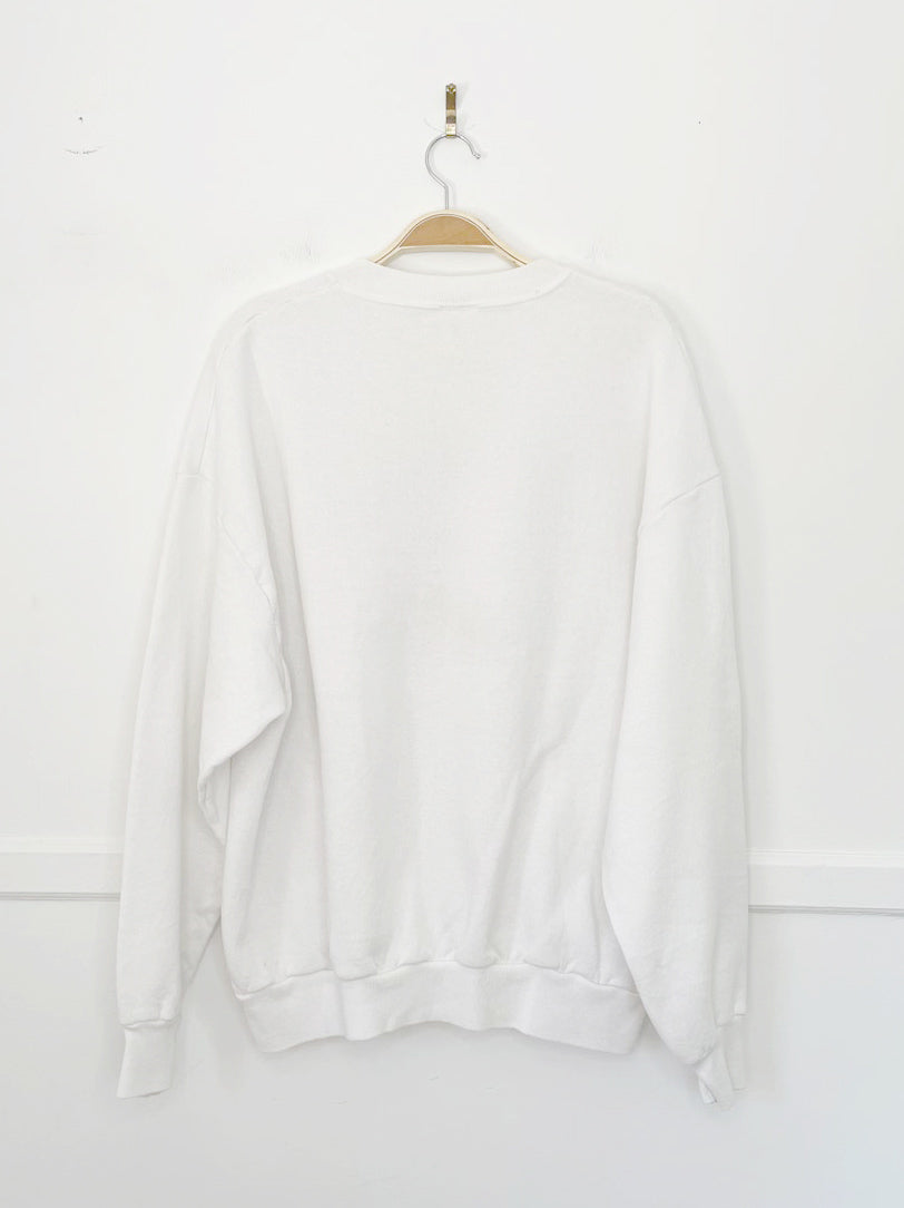 vintage 90s jim beam graphic sweatshirt | jerzees nublend