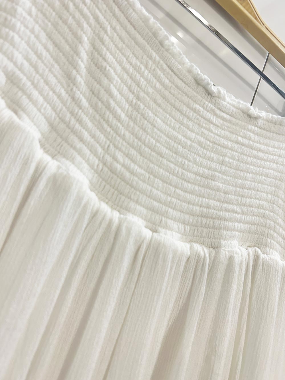 free people convertible smocked tiered midi dress - skirt - good market thrift store