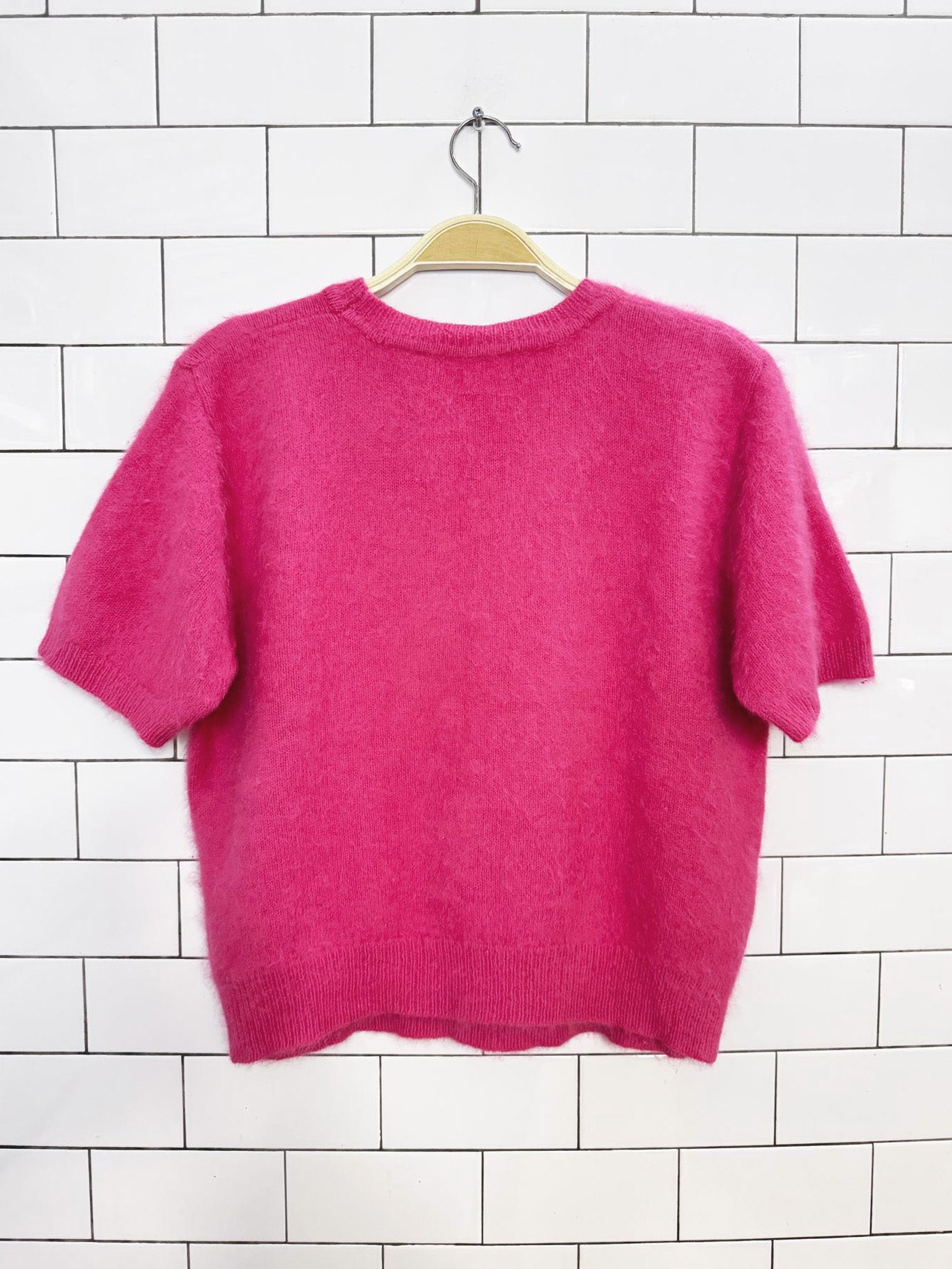 vintage 90s ann taylor angora-blend knit sweater top