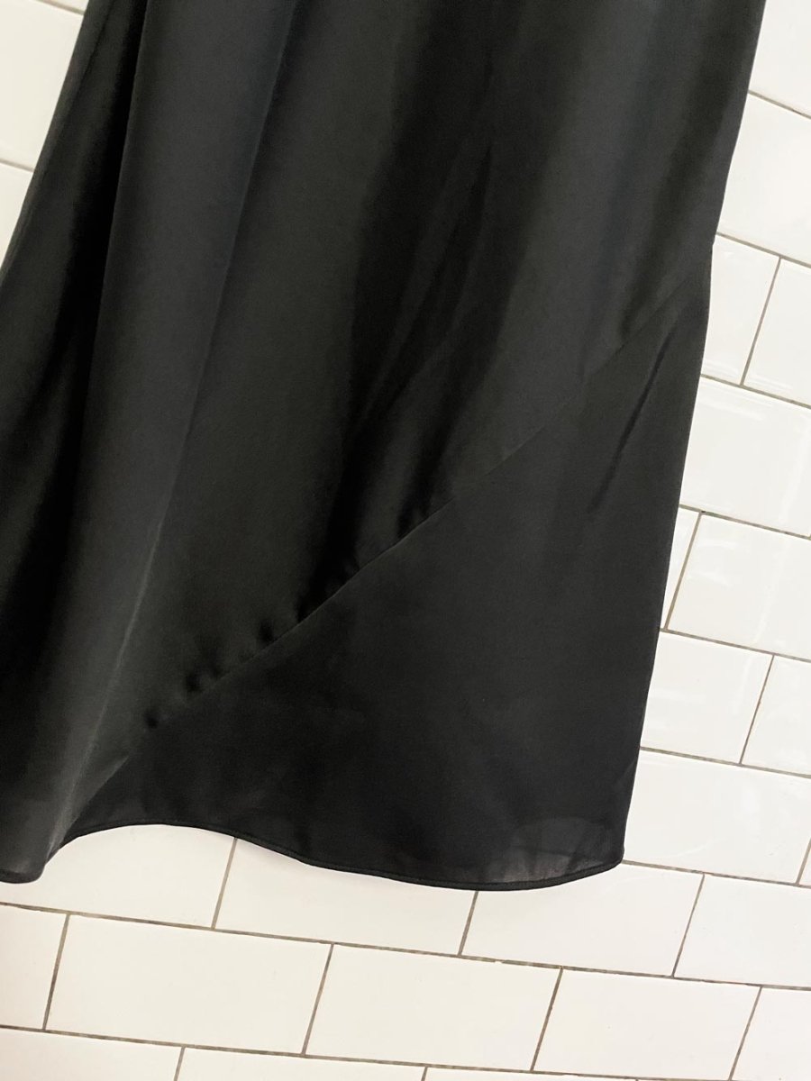 knix satin slip papaya maxi dress - good market thrift store