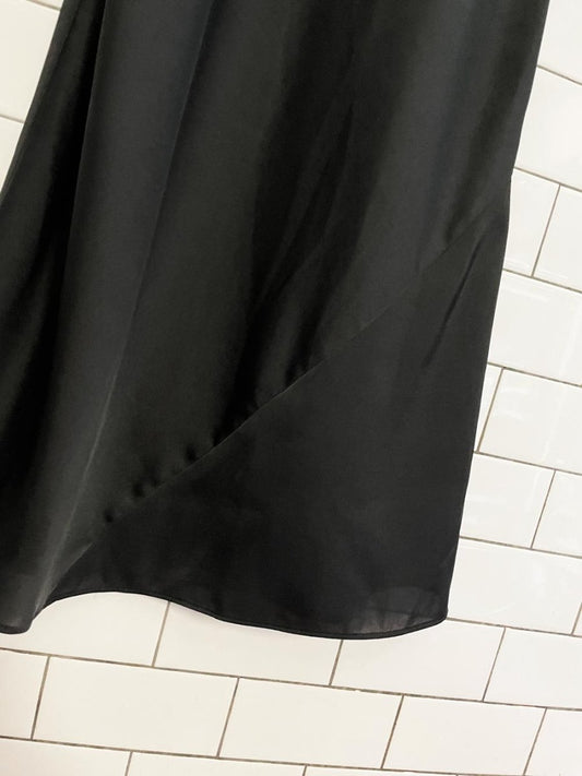 knix satin slip papaya maxi dress - good market thrift store