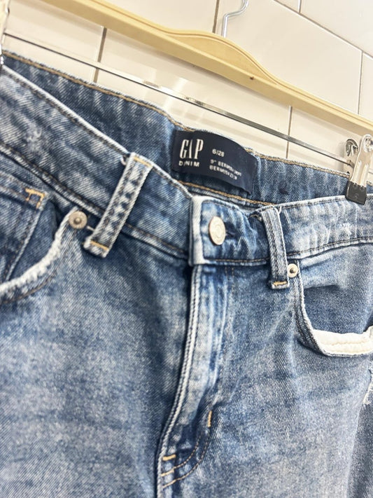 gap bermuda distressed cut off denim shorts - good market thrift store