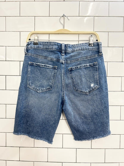 gap bermuda distressed cut off denim shorts - good market thrift store
