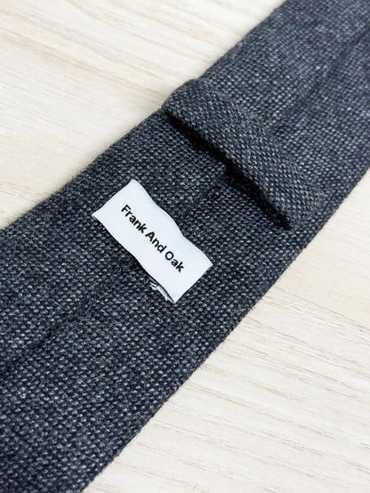 frank and oak wool-blend woven tie
