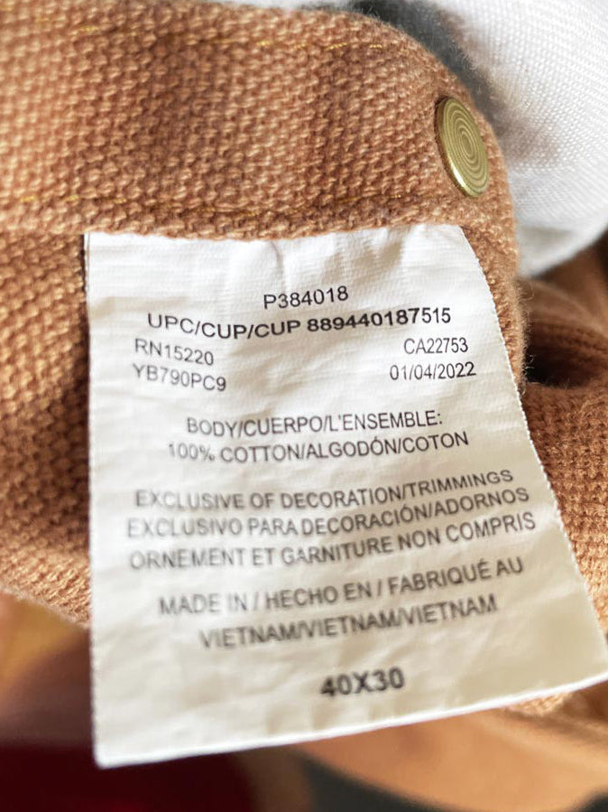 liberty duck canvas distressed overalls