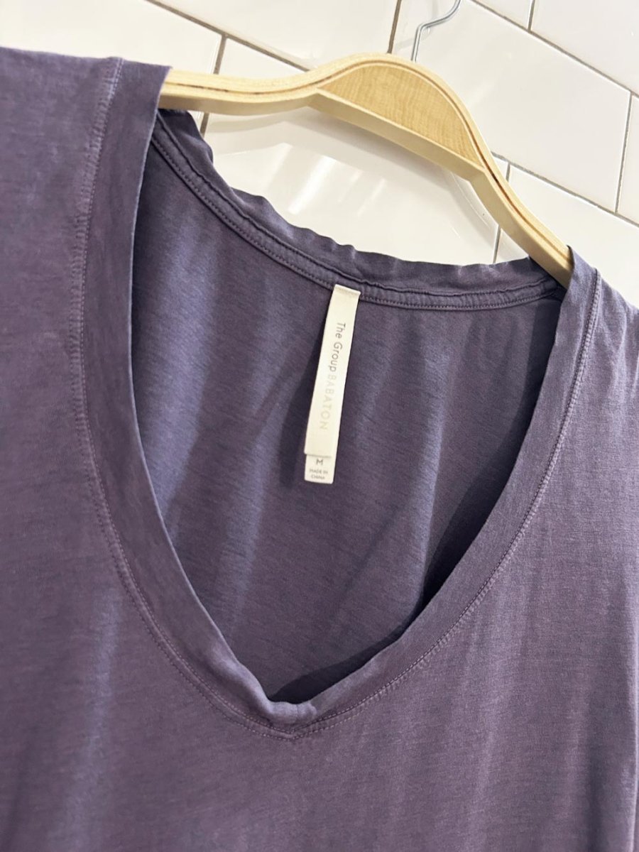 the group babaton v neck basic tee - good market thrift store