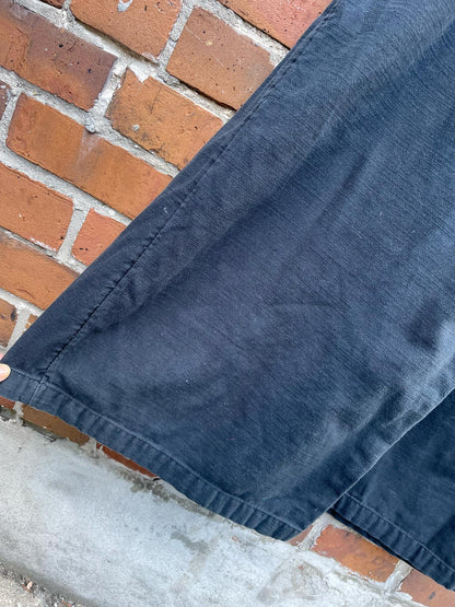 american eagle smocked top wide leg overalls