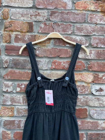 american eagle smocked top wide leg overalls