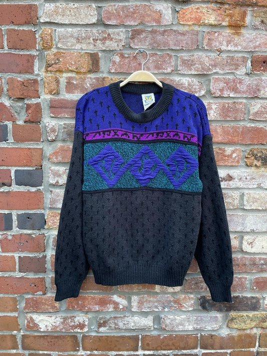 vintage kinetixx knit dad sweater