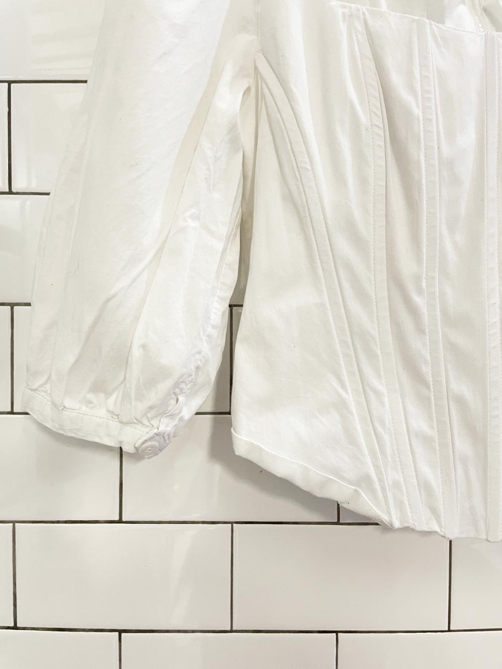 jason wu puff sleeve corset top - good market thrift store