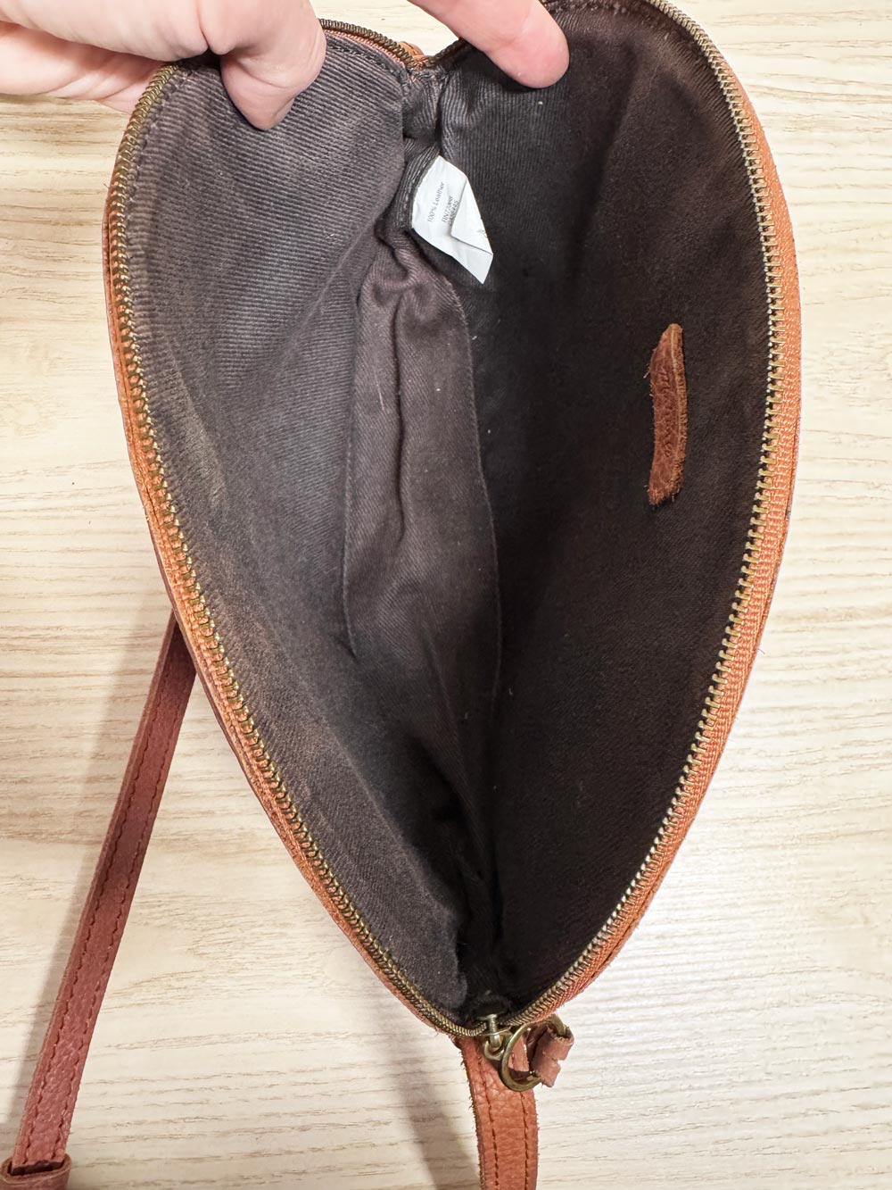 madewell the dakota pebbled rustic leather crossbody bag